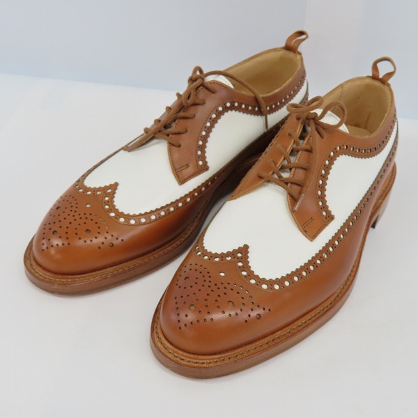 実際に弊社で買取させて頂いたBLACK FLEECE BY BROOKS BROTHERS/ブラックフリース 2toneウイングチップ ドレスシューズ 100029679/8D