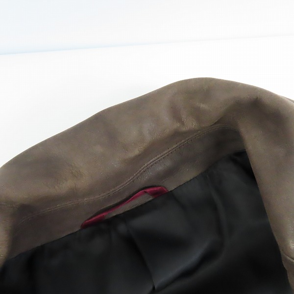 実際に弊社で買取させて頂いたPaul Smith LONDON/ポールスミスロンドン 牛革レザーチェスターコート/Lの画像 5枚目