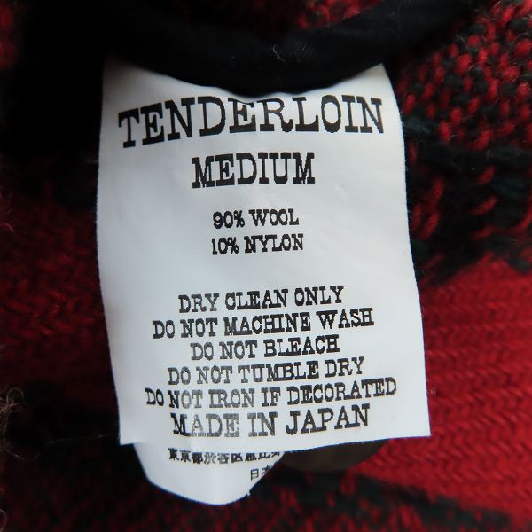 実際に弊社で買取させて頂いたTENDERLOIN/テンダーロイン ウール ネイティブ柄 T-NATIVE シャツジャケット/Mの画像 3枚目