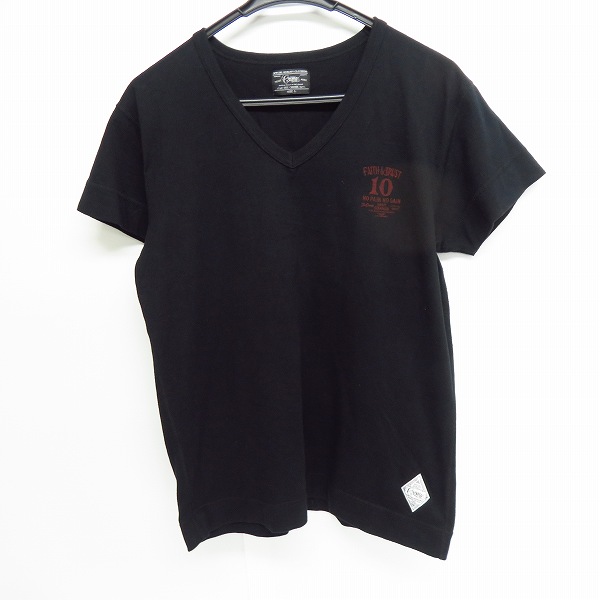 実際に弊社で買取させて頂いたCRIMIE/クライミー プリント Vネック 半袖 Tシャツ/カットソー Lの画像 1枚目