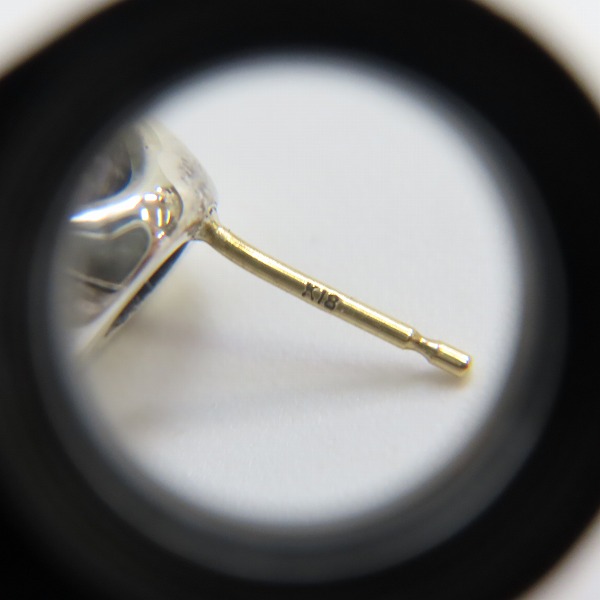 実際に弊社で買取させて頂いた【ギャラ付】Bloody Mary/ブラッディマリー Nut ナット ピアス 木の実 w/アイオライトの画像 5枚目