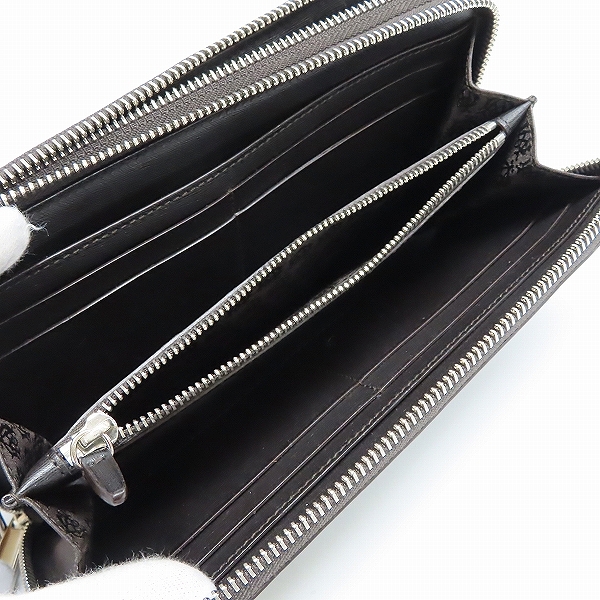 実際に弊社で買取させて頂いたdunhill/ダンヒル ダブルジップオーガナイザー セカンドバッグの画像 5枚目