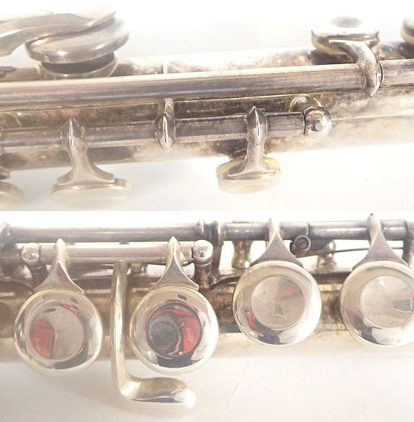 実際に弊社で買取させて頂いた【ジャンク】ORSI MILANO フルート ハードケース付の画像 5枚目