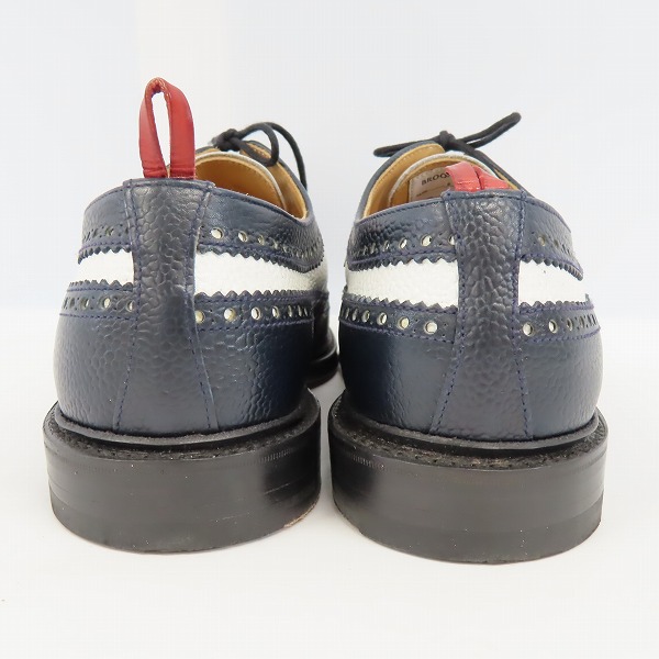 実際に弊社で買取させて頂いたBLACK FLEECE BY BROOKS BROTHERS/ブラックフリース 2toneウイングチップ シューズ 29237026/8Dの画像 1枚目