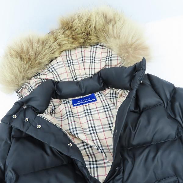 実際に弊社で買取させて頂いたBURBERRY BLUE LABEL/バーバリーブルーレーベル ダウンジャケット/38の画像 5枚目