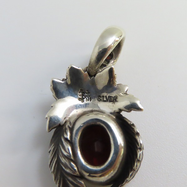 実際に弊社で買取させて頂いた【ギャラ付】Bloody Mary/ブラッディマリー 四神 - 朱雀 ペンダント w/ガーネットの画像 4枚目