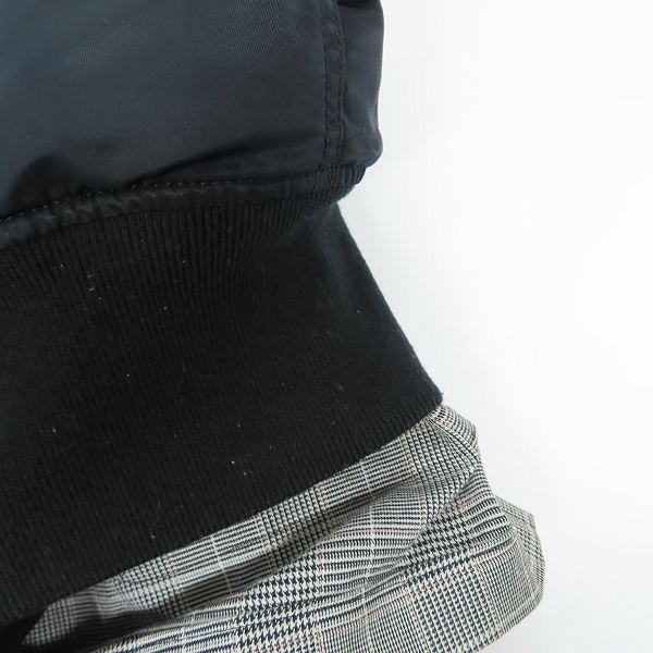 実際に弊社で買取させて頂いたuniform experiment/ユニフォームエクスペリメント 18AW REVERSIBLE MA-1 リバーシブル ブルゾン UE-189004/4の画像 8枚目