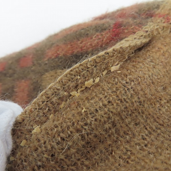 実際に弊社で買取させて頂いたCELINE/セリーヌ チェック柄 モヘア混 ジャケット 40の画像 7枚目