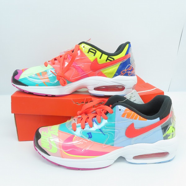 実際に弊社で買取させて頂いた【未使用】NIKE×ATMOS/ナイキ×アトモス AIR MAX2 LIGHT MULTI COLOR/スクエア ライト マルチカラー BV7406-001/29.5の画像 3枚目