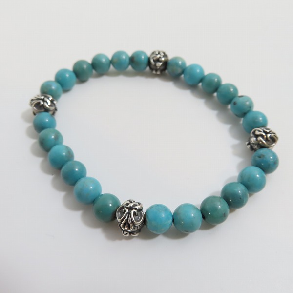 実際に弊社で買取させて頂いたSNAKED LOWS DEAL DESIGN/スネイキッドロウズ ディールデザイン SNAKE ROCK BRACE SILVER BALL ブレスレット