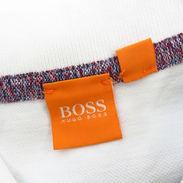 実際に弊社で買取させて頂いたHUGO BOSS/ヒューゴボス 柄切替 半袖ポロシャツ Sの画像 2枚目