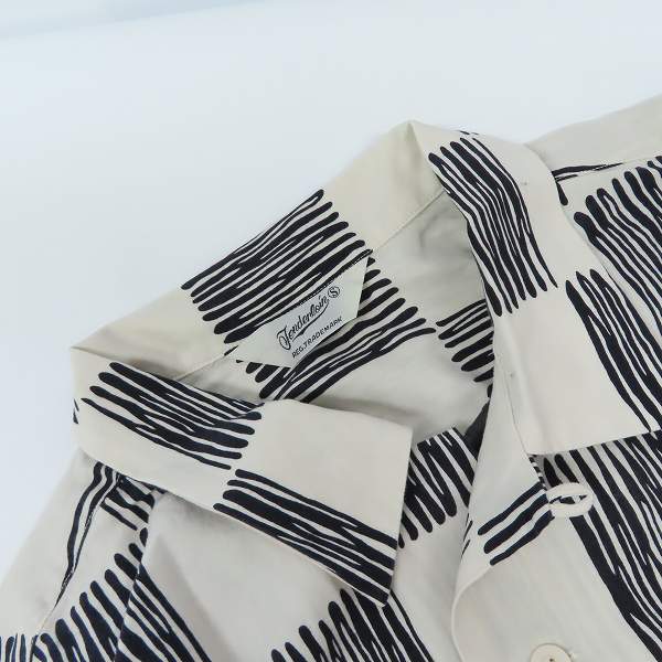実際に弊社で買取させて頂いた【未使用】TENDERLOIN/テンダーロイン RAYON SHT C レーヨンシャツ ブラック/ホワイト/Sの画像 5枚目