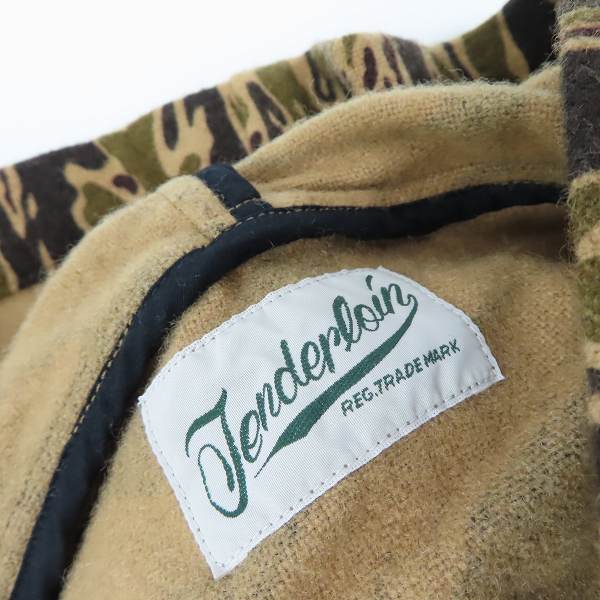 実際に弊社で買取させて頂いたTENDERLOIN/テンダーロイン 迷彩柄 フード付 シャツ Sの画像 2枚目