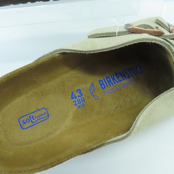 実際に弊社で買取させて頂いた【未使用】BIRKENSTOCK/ビルケンシュトック ZURICH BS/チューリッヒ スエード サンダル 1009532/28の画像 4枚目