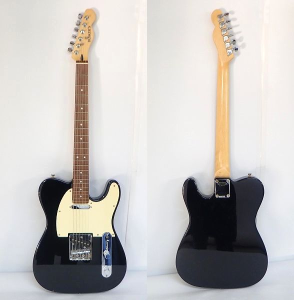 実際に弊社で買取させて頂いた★【ジャンク】BUSKER'S/バスカーズ テレキャスターType ブラック エレキギター ソフトケース付の画像 1枚目