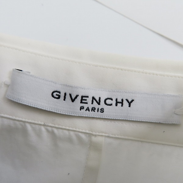 実際に弊社で買取させて頂いた【JPタグ】GIVENCHY/ジバンシィ パールボタンダウン テープデザイン 長袖シャツ 15J 6022 352/38の画像 2枚目