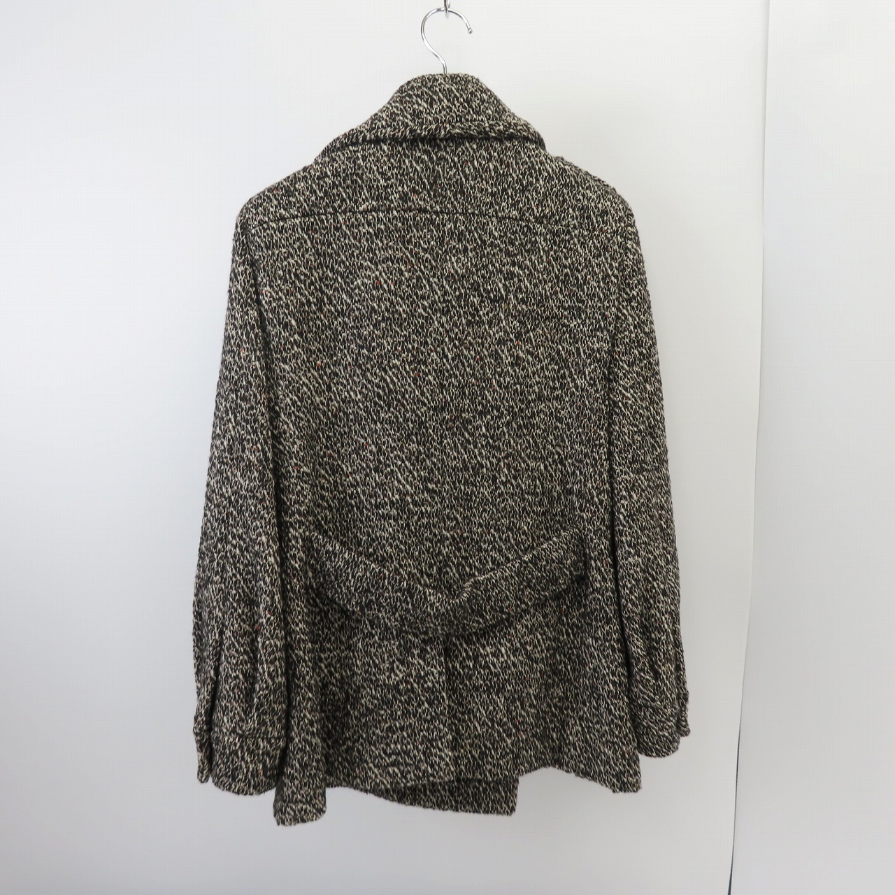 実際に弊社で買取させて頂いたCELINE/セリーヌ マカダム コート/Pコート ウール 40の画像 1枚目