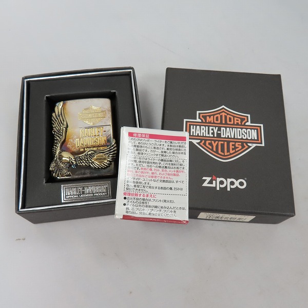 実際に弊社で買取させて頂いたZIPPO/ジッポー Harley Davidson/ハーレーダビッドソン メタル貼り 2009年製 の画像 8枚目