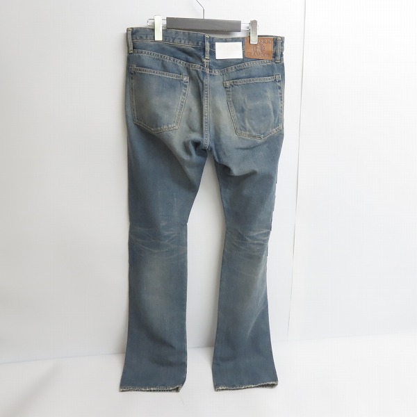 実際に弊社で買取させて頂いたHYSTERIC GLAMOUR×MIHARA YASUHIRO/ヒステリックグラマー×ミハラヤスヒロ リペア加工デニムパンツ 0243AP14/34の画像 1枚目