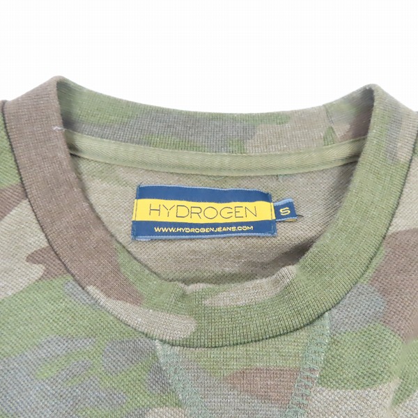 実際に弊社で買取させて頂いたHYDROGEN/ハイドロゲン パッチ付き迷彩長袖シャツ/Sの画像 5枚目