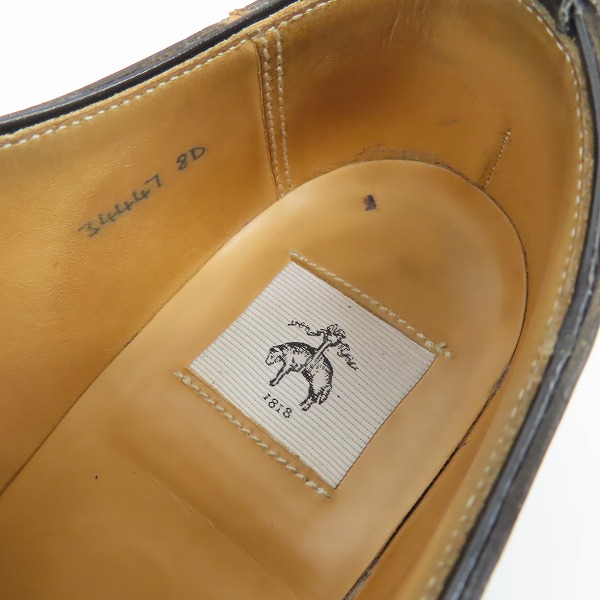 実際に弊社で買取させて頂いたBLACK FLEECE BY BROOKS BROTHERS/ブラックフリース ストレートチップ シューズ 34447/8Dの画像 4枚目