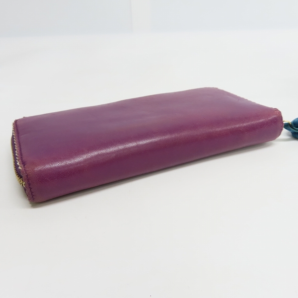 実際に弊社で買取させて頂いたLOEWE/ロエベ アマソナ ラウンドジップ ウォレット 182N81.F13の画像 3枚目