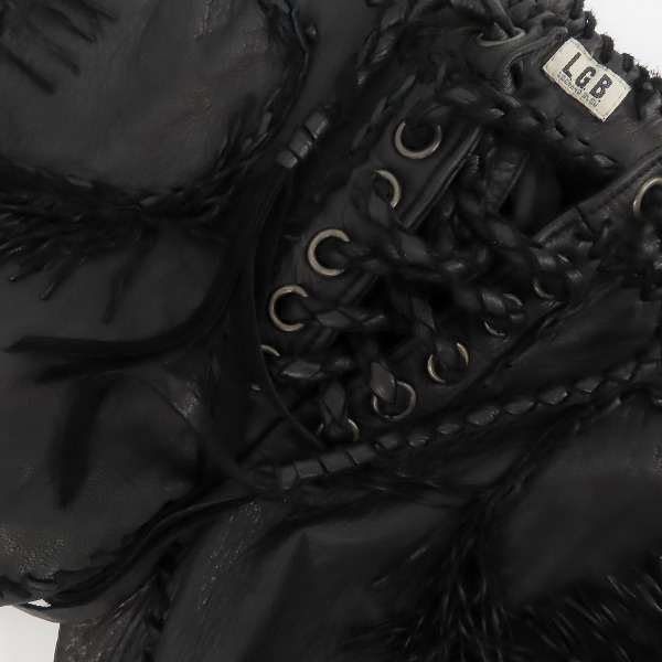 実際に弊社で買取させて頂いたLGB/ルグランブルー CARLOS/PTM レザーパンツ 28の画像 5枚目