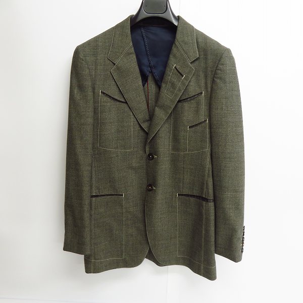 実際に弊社で買取させて頂いたPaul Smith/ポールスミス ステッチデザイン 2ボタン テーラード ジャケット PM-ST-64244/M