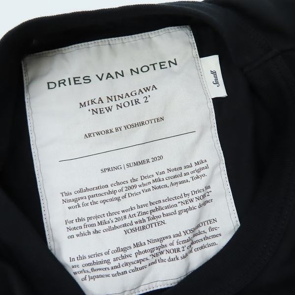 実際に弊社で買取させて頂いたDRIES VAN NOTEN/ドリスヴァンノッテン 20SS 蜷川実花 NEW NOIR 2 Tシャツ/Sの画像 2枚目