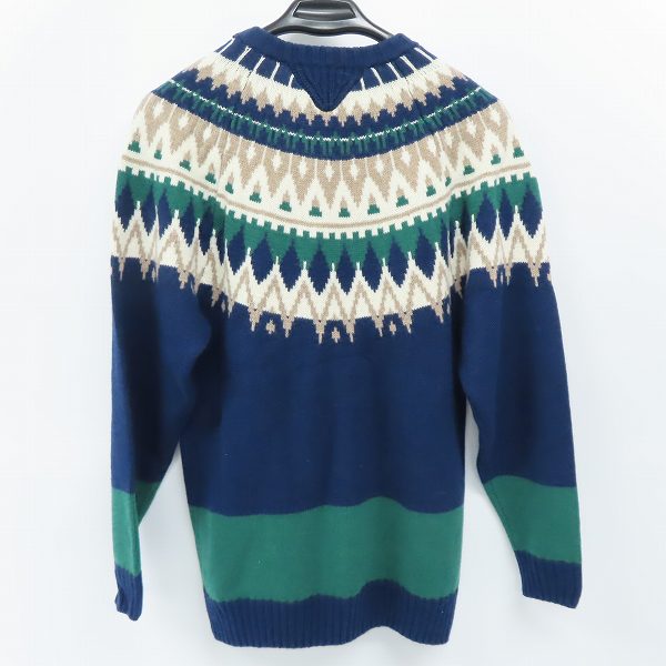 実際に弊社で買取させて頂いたWhite Mountaineering/ホワイトマウンテニアリング ROUND YOKE MULTI JACQUARD KNIT ニットセーター WM1873609/1の画像 1枚目