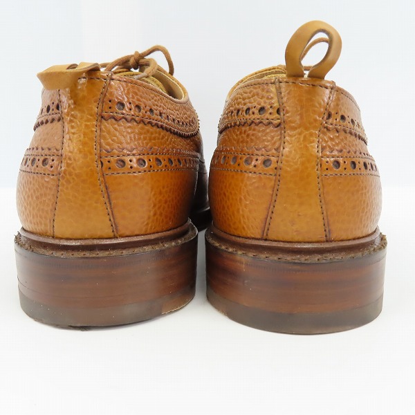 実際に弊社で買取させて頂いたBLACK FLEECE BY BROOKS BROTHERS/ブラックフリース シボレザー ウイングチップ ドレスシューズ 69039026/8Dの画像 1枚目