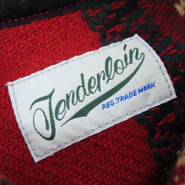 実際に弊社で買取させて頂いたTENDERLOIN/テンダーロイン ウール ネイティブ柄 T-NATIVE シャツジャケット/Mの画像 2枚目