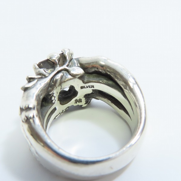 実際に弊社で買取させて頂いた【ギャラ付】Bloody Mary/ブラッディマリー Grow Ring/グロウ リング アッシュカラークォーツ/21号の画像 5枚目