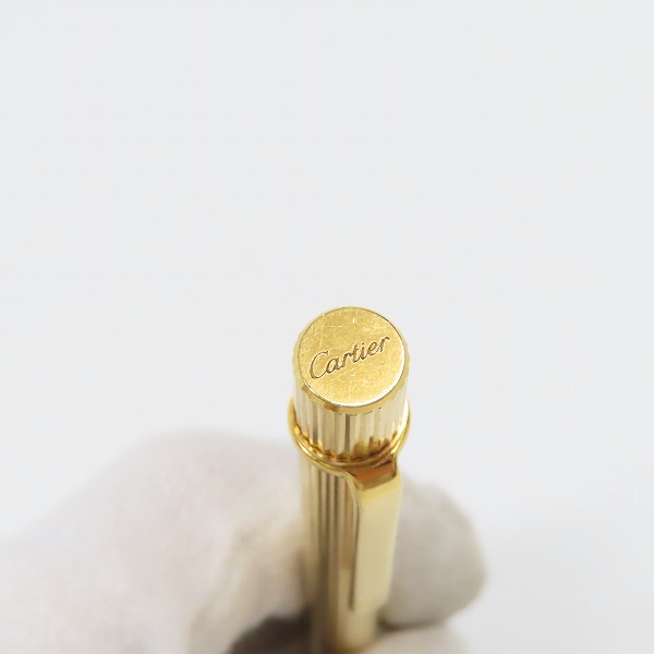 実際に弊社で買取させて頂いたCARTIER/カルティエ ツイスト式 ボールペン ゴールドの画像 3枚目