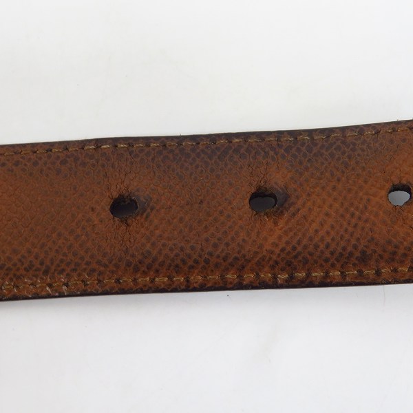 実際に弊社で買取させて頂いたBVLGARI/ブルガリ ロゴレザーベルト ブラックの画像 3枚目