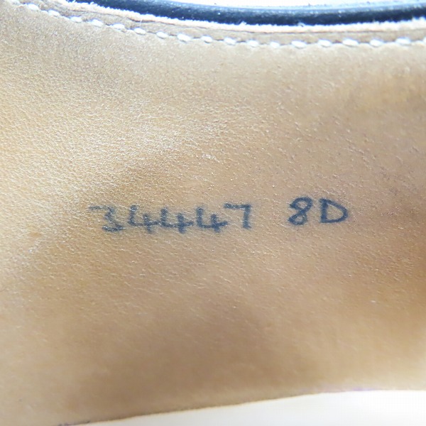 実際に弊社で買取させて頂いたBLACK FLEECE BY BROOKS BROTHERS/ブラックフリース ストレートチップ シューズ 34447/8Dの画像 5枚目