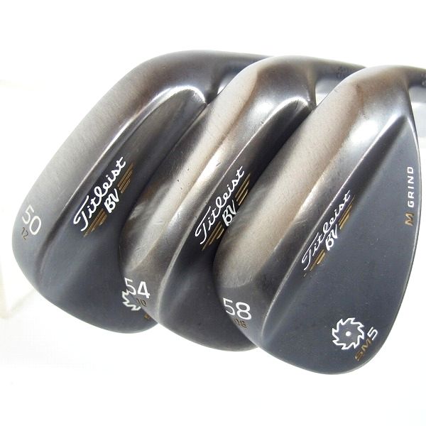 実際に弊社で買取させて頂いたTitleist/タイトリスト BV SM5 ウェッジ 50°/12,54°/10,58°/08 3本セット