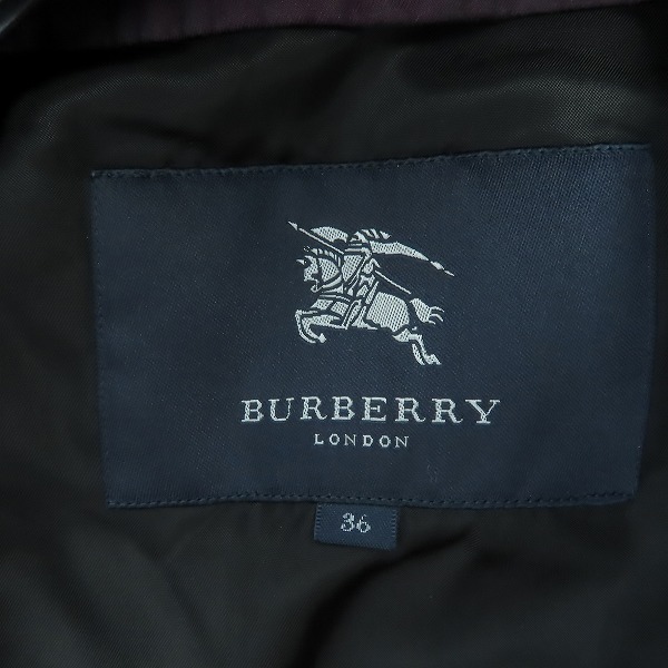 実際に弊社で買取させて頂いたBURBERRY LONDON /バーバリーロンドン レディースコート ライナー付トレンチコート B1A59-430-38/36の画像 2枚目