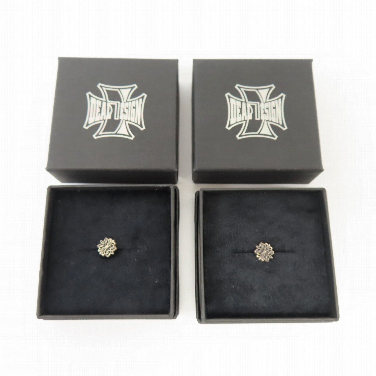 実際に弊社で買取させて頂いたDEAL DESIGN/ディールデザイン  KGスタッズ ピアス 2点セットの画像 4枚目