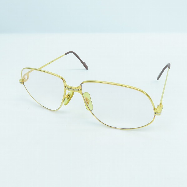 実際に弊社で買取させて頂いたCartier/カルティエ メガネ/アイウェア 度入り ゴールド