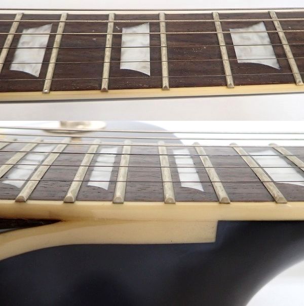 実際に弊社で買取させて頂いた★Epiphone/エピフォン Les Paul Standard/レスポールスタンダード Ebony ギグケース付の画像 3枚目