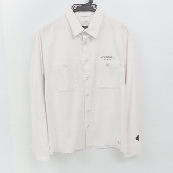 実際に弊社で買取させて頂いたTHE CRIMIE/クライミー 袖ワッペン 長袖ボタンシャツ/M