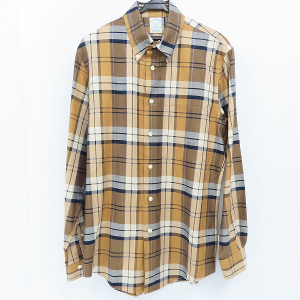 実際に弊社で買取させて頂いたBROOKS BROTHERS/ブルックスブラザーズ チェック柄 長袖シャツ /M