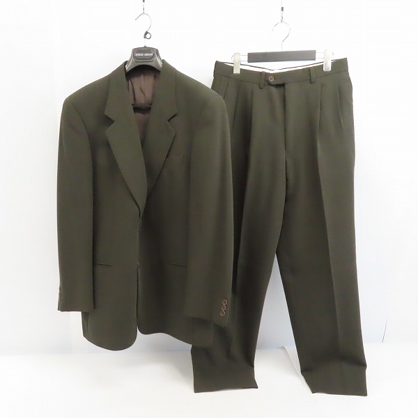 実際に弊社で買取させて頂いたGIORGIO ARMANI/ジョルジオアルマーニ スーツ ジャケット/パンツ セットアップ/50