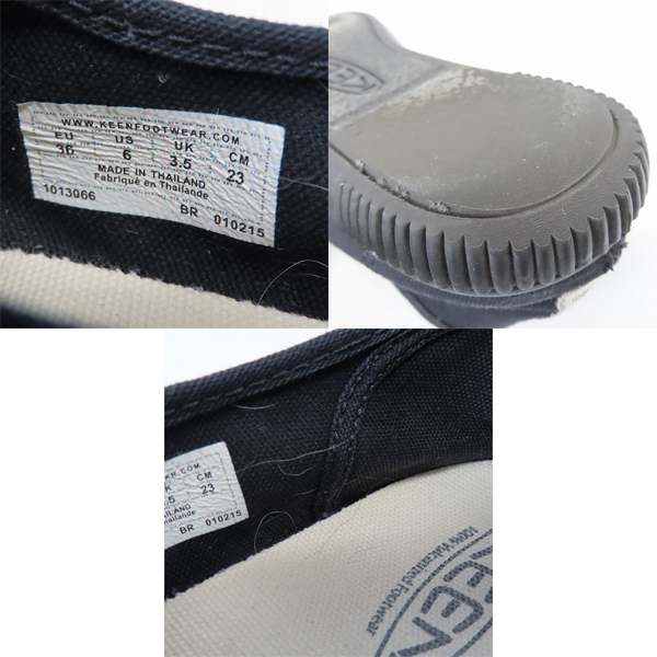 実際に弊社で買取させて頂いたKEEN/キーン MADERAS OXFORD/マデラス オックスフォード ローカット スニーカー ジェットブラック/23.0の画像 5枚目