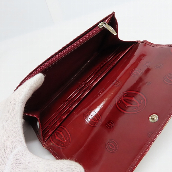 実際に弊社で買取させて頂いたCartier/カルティエ ハッピーバースデー 二つ折り 長財布 L3000722の画像 4枚目