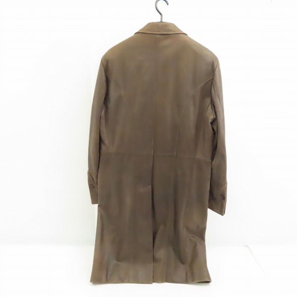実際に弊社で買取させて頂いたPaul Smith LONDON/ポールスミスロンドン 牛革レザーチェスターコート/Lの画像 1枚目