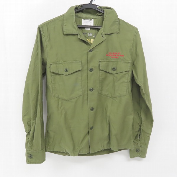 実際に弊社で買取させて頂いたTHE CRIME/クライミー 長袖 ワークシャツ バック刺繍/S