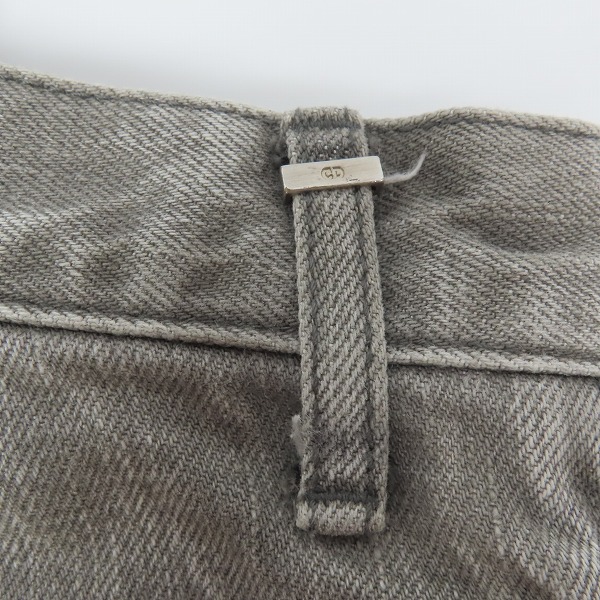 実際に弊社で買取させて頂いた【JPタグ】Dior HOMME/ディオールオム エディ期 ダメージ加工スキニーデニムパンツ 003D002TY046/26の画像 7枚目