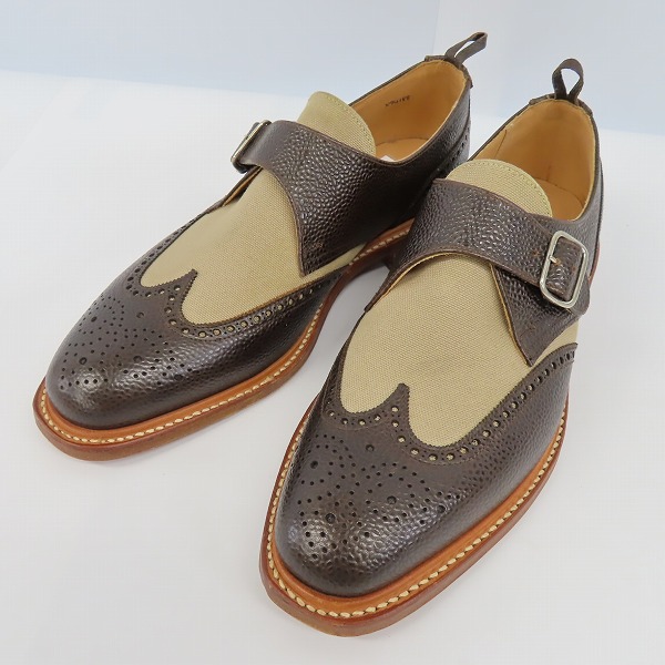 実際に弊社で買取させて頂いたBLACK FLEECE BY BROOKS BROTHERS/ブラックフリース シボレザー シングルストラップ S5038026/8D